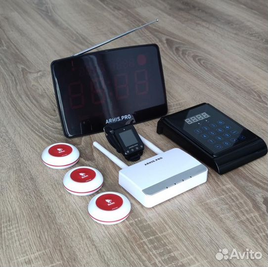 Система вызова персонала беспроводная - комплект