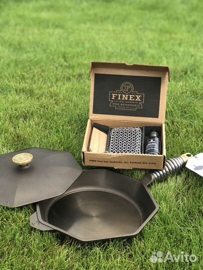 Чугунная сковородка Finex + набор по уходу