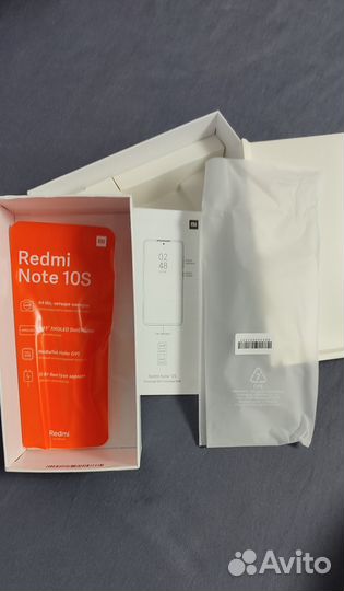 Пустая коробка для телефона Xiaomi redmi note 10 s