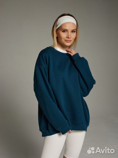 Свитшот с начесом onesize оптом