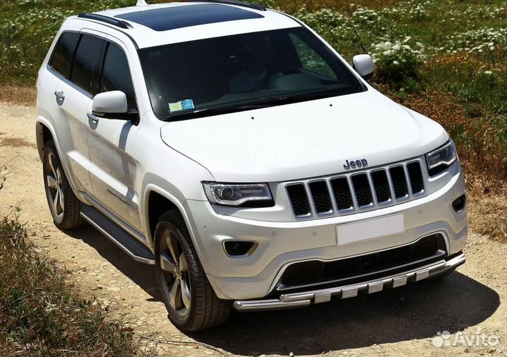 Пороги Подножки Jeep Grand Cherokee 2010- Premium