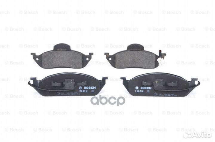 Колодки торм диск MB M-class (W163) 0986424611