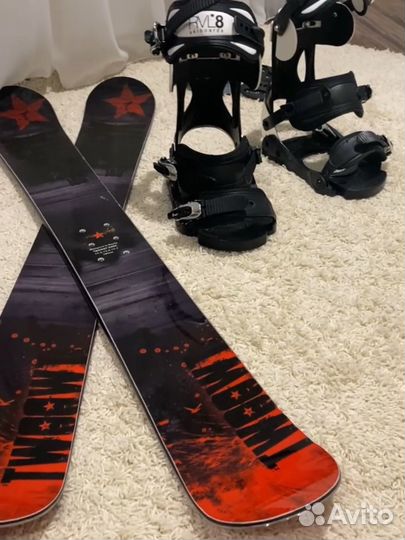 Скиборды twoowt dark 109 с креплениями