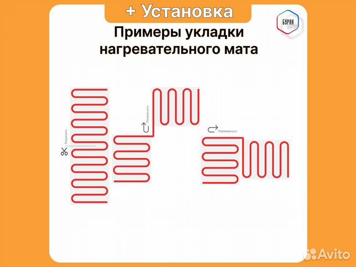 Теплый пол Russian Heat 8 кв.м