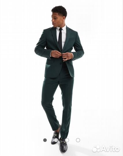 Костюм мужской зелёный