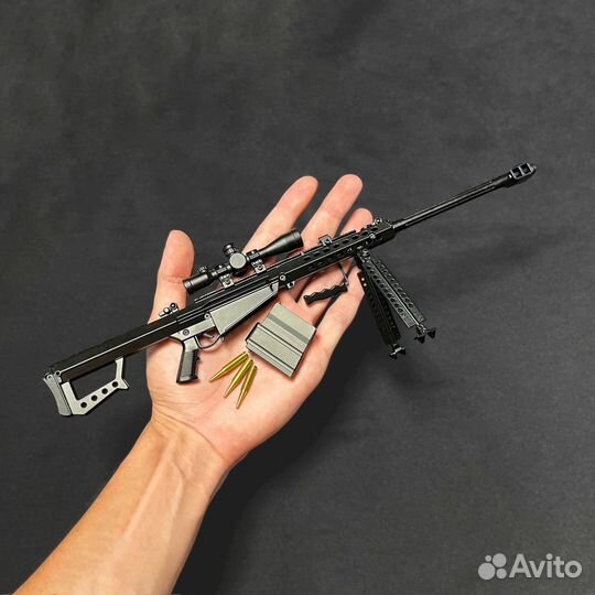 Металлическая разборная модель Barret M82