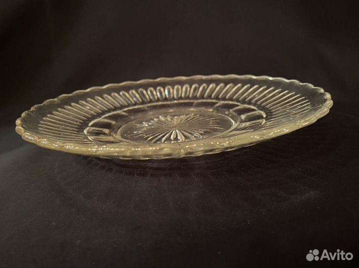 Тарелка.Царское стекло.1905 год