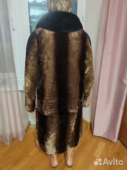 Шуба из мутона