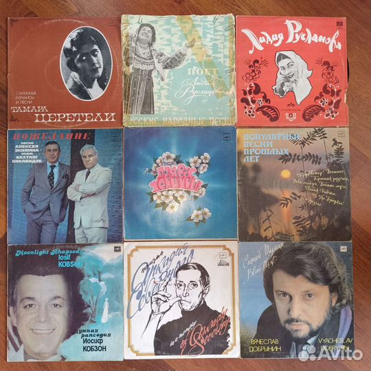 Виниловые пластинки СССР