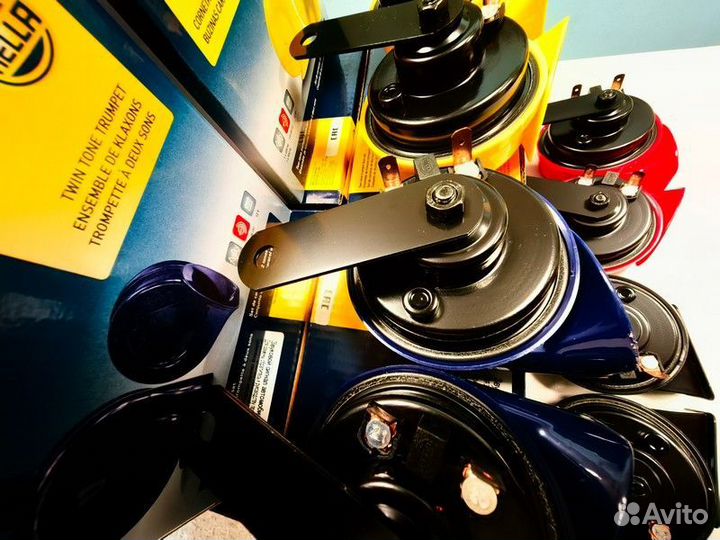 Громкий звуковой сигнал Hella 118dB, 500 Hz, 2 шт