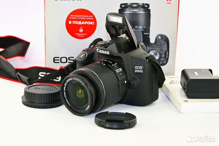 Canon EOS 2000D/T7 24.0MP Kit Canon 18-55 новый