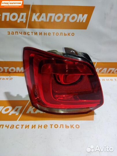Фонарь задний левый Volkswagen Polo 5 2012