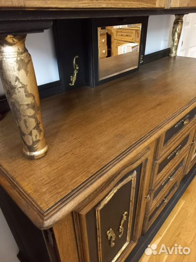 Сервант буфет дубовый бу