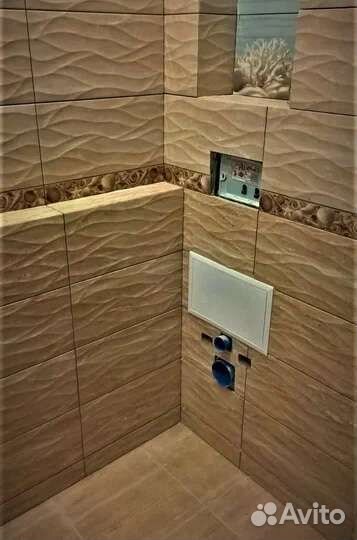 Кафельщик укладка плитки в ванне на пол стены