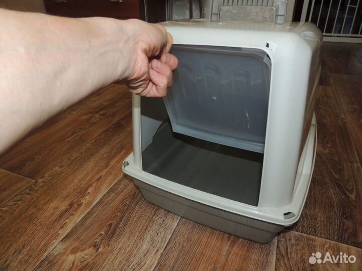 Крытый лоток для кошек и котов