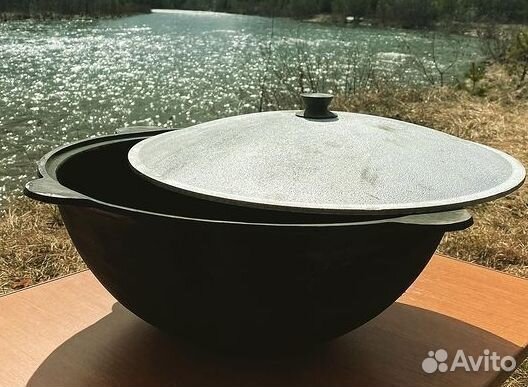 Казан чугунный узбекский