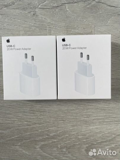 Адаптер Apple 20W + кабель USB-C to Lightning