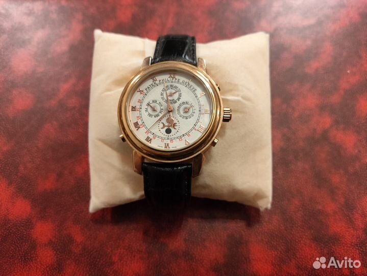 Часы patek philippe geneve лунные (2 циферблата)