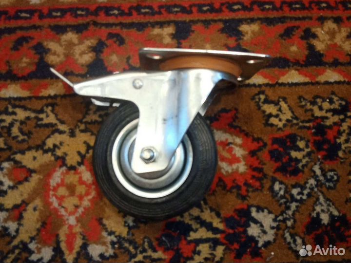 Поворотная опора с тормозом 100мм