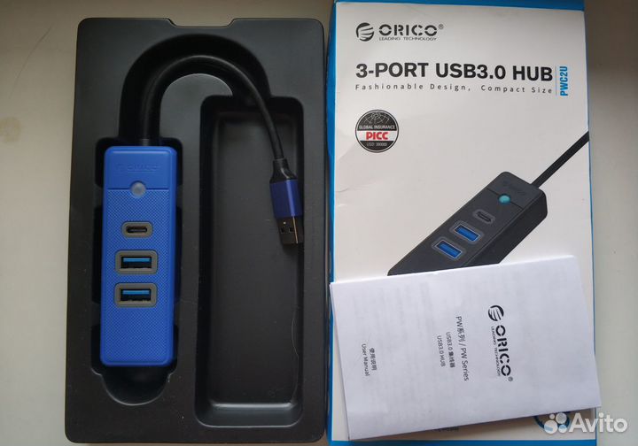 Высокоскоростной USB 3.0 хаб/концентратор orico