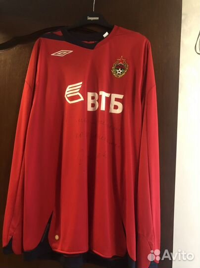 Футболка с длинным рукавом с автографом С. Семака