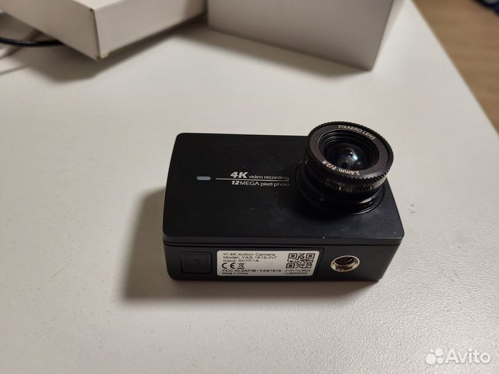 Экшн камера Xiaomi YI 4K + Pixaero 3.4 F2.8