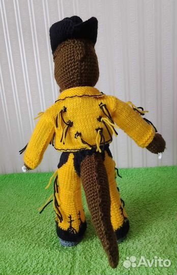 Вязаная игрушка Крокодил из шоу Маска НТВ на заказ