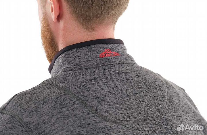 Толстовка Фьорд тк.вязанка цв.серый grayling