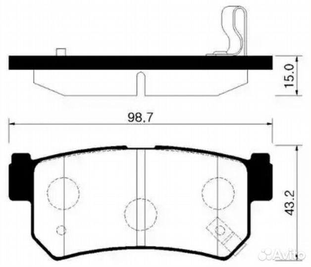 HSB HP4002 Колодки тормозные дисковые