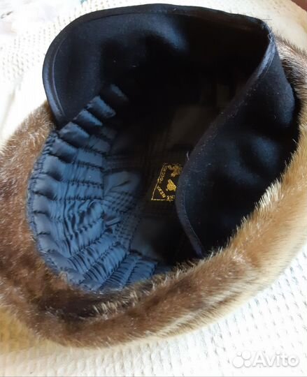 Меховая Мужская Кепка Шапка 60-62 раз Русские Меха