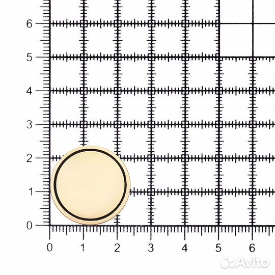 DAG золото черненое ME 678 Пуговица 36L (23мм), на ножке, металл (DAG золото черненое), 36 шт