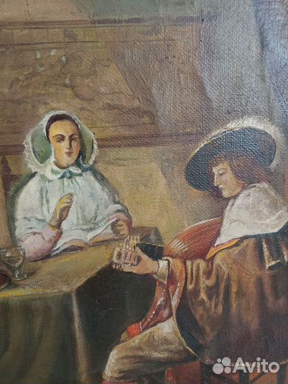 Картина маслом на холсте бу