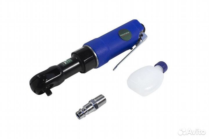 Пневмотрещотка с прорезиненной рукояткой 36Нм, 1/4