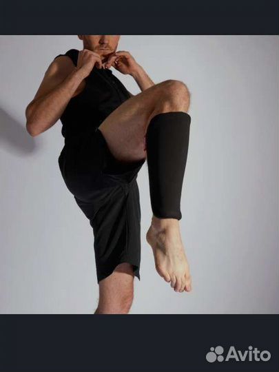 Защита для голени для взрослых черная