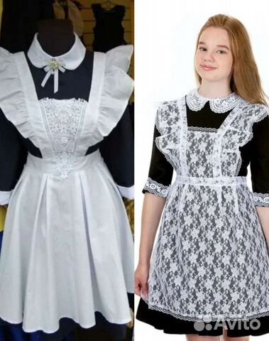 Фартук на последний звонок банты гольфы