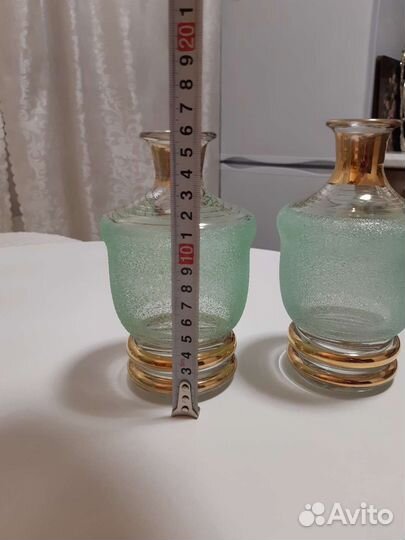 Графин/штоф. Насыпное стекло. Винтаж. СССР