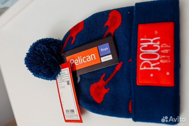 Детская шапка на мальчика 48-50