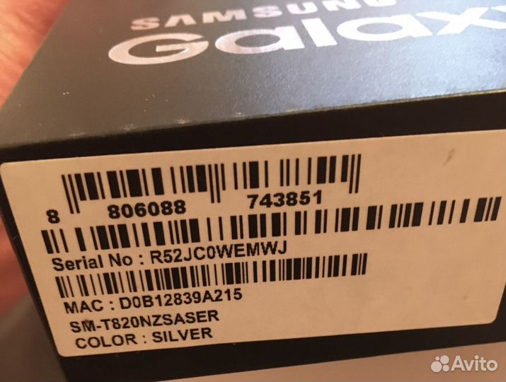 Samsung galaxy tab s3 9,7 SM-T820, 32Gb,WiFi