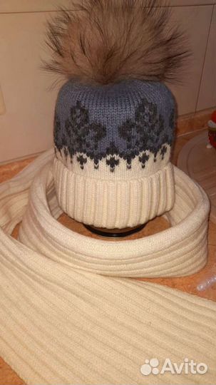 Комплект шапка+шарф