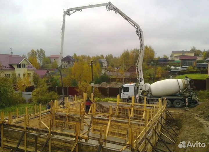 Бетон напрямую от завода. Доставка бетона миксером