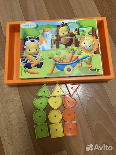 Кубики Smoby Cotoons пазл-сортер