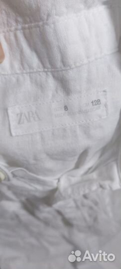 Рубашка zara для мальчика 128
