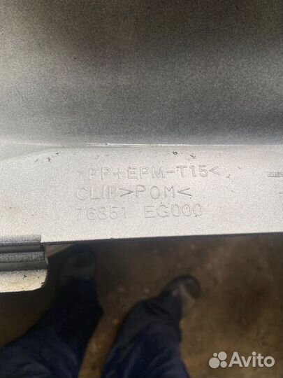 Накладка на порог левая Nissan Fuga Y50 VQ35DE