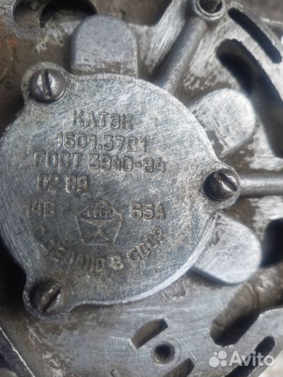 Генератор 12v на Волгу Катэк 1601.3701