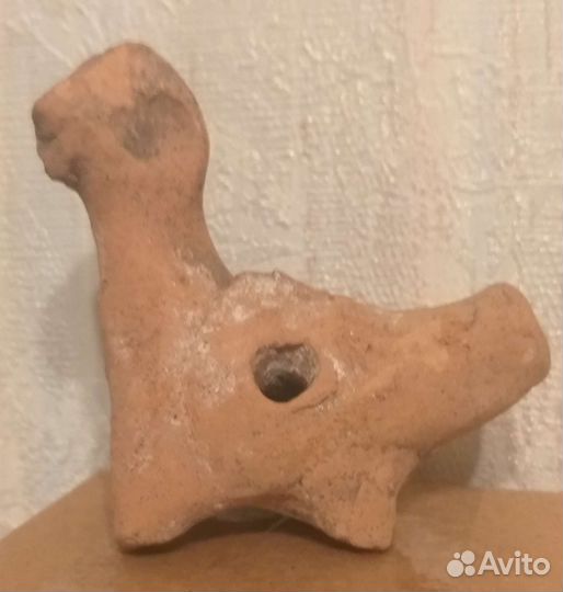 Старинная глиняная свистулька