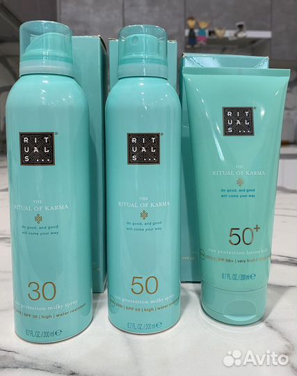 Солнцезащитный спрей rituals для тела spf 30