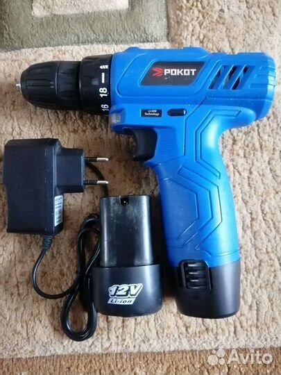 Шуруповерт рокот 12 v
