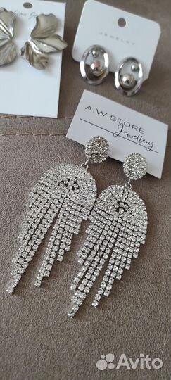 Объемные серьги