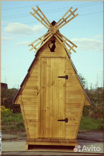 Уличный туалет домик с установкой KIO