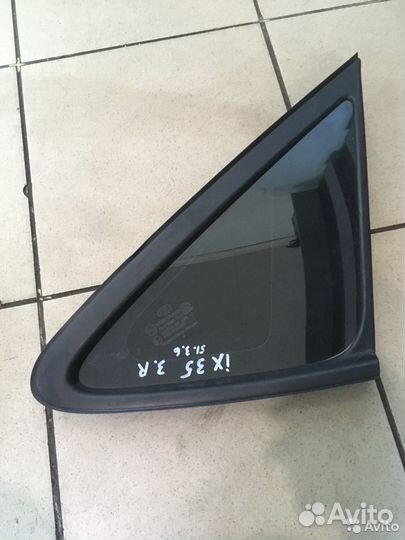 Стекло треугольник заднее правое Hyundai ix35